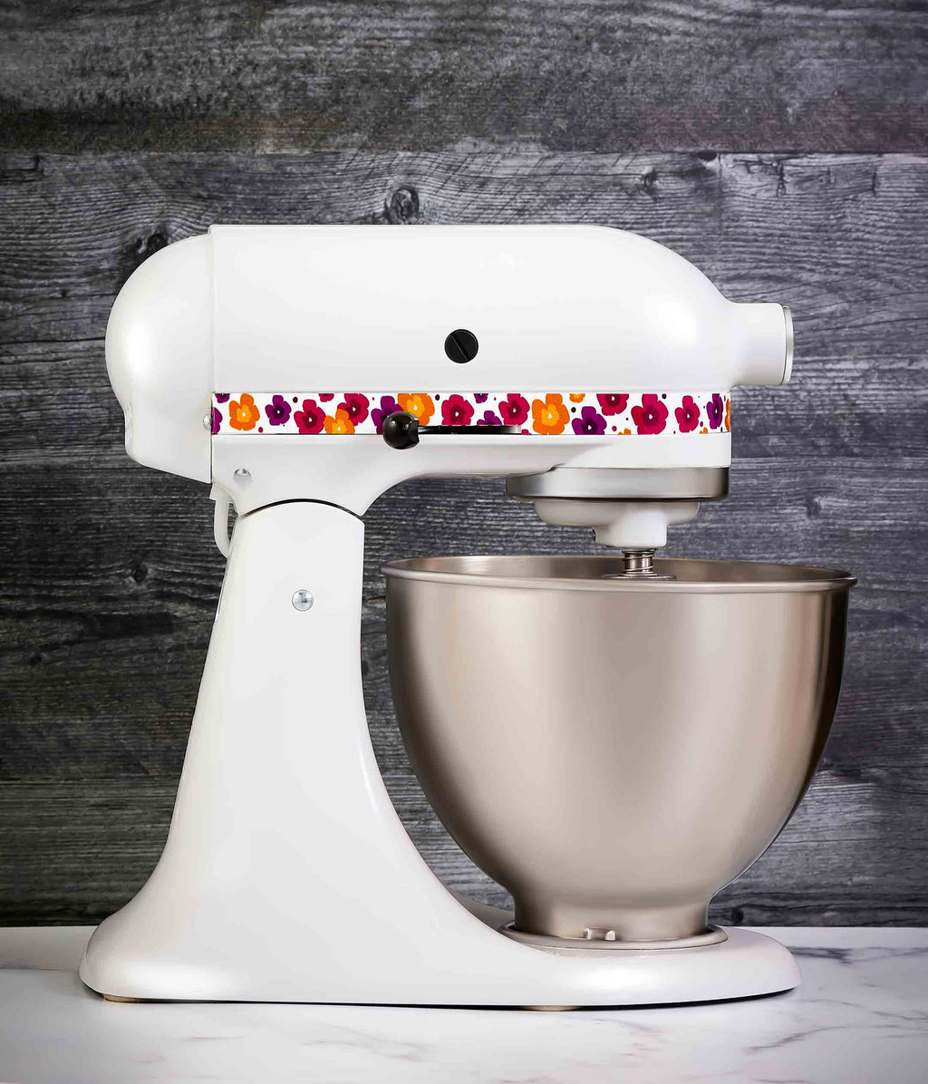 Floral KitchenAid Mixer Decal Sticker| kitchen mixer| mixer tattoo| mixer  upgrade